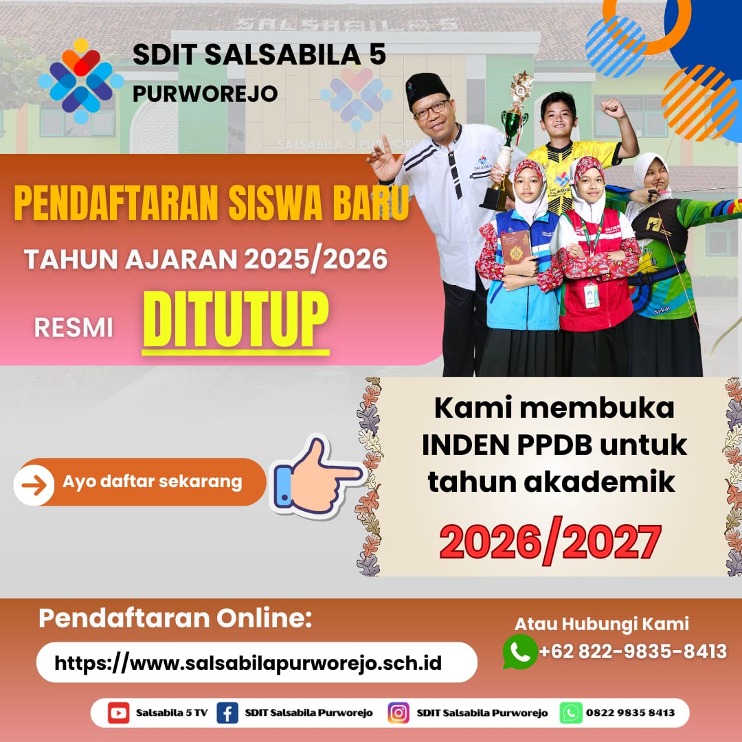 PPDB SDIT Salsabila 5 Purworejo